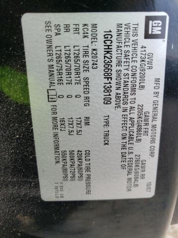 Photo 10 from auction – 2008 CHEVROLET SILVERADO with VIN 1GCHK23668F138109