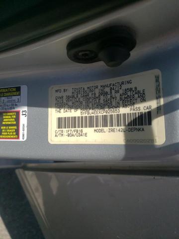 Photo 10 from auction – 2012 TOYOTA COROLLA BA with VIN 5YFBU4EEXCP025653