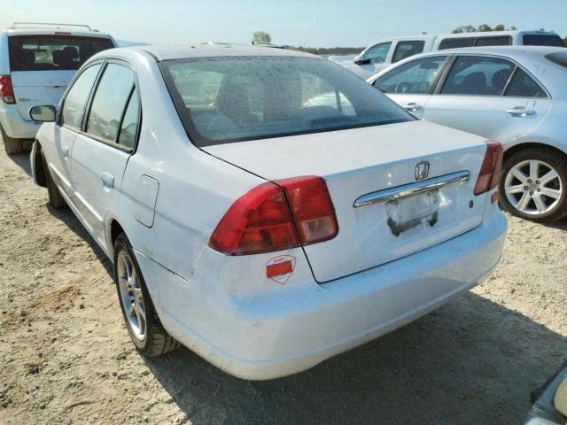 Photo 3 from auction – 2002 HONDA CIVIC EX with VIN 2HGES25832H556393