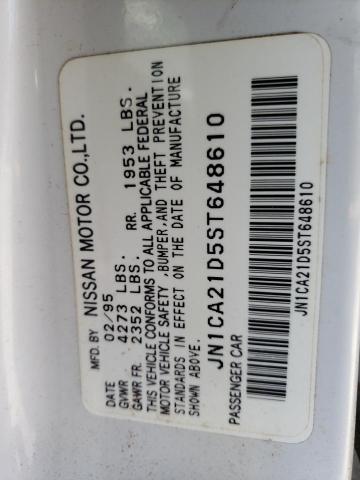 Photo 10 from auction – 1995 NISSAN MAXIMA GLE with VIN JN1CA21D5ST648610