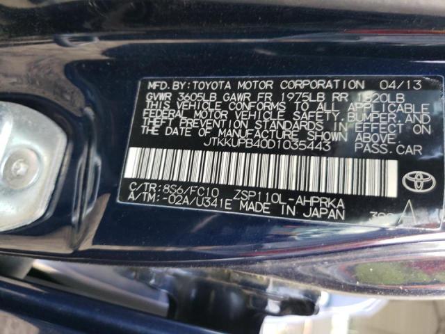 Photo 10 from auction – 2013 TOYOTA SCION XD with VIN JTKKUPB40D1035443