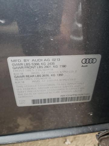 Photo 10 from auction – 2013 AUDI Q5 PREMIUM with VIN WA1CFAFPXDA067446