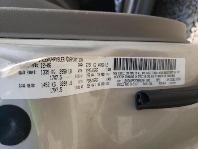 Photo 10 from auction – 2007 JEEP GRAND CHER with VIN 1J8HS48P97C595129