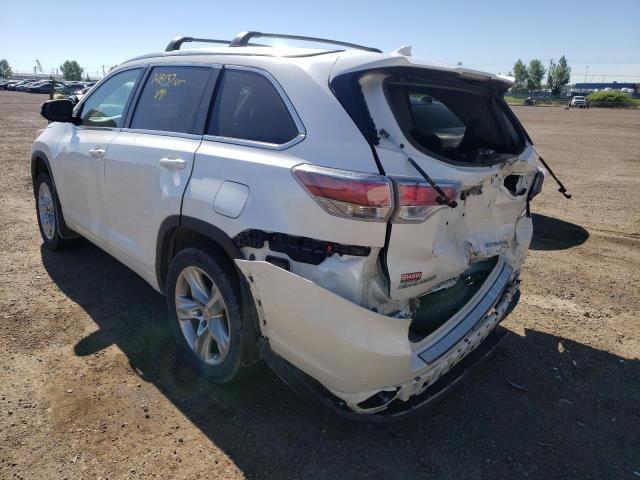 Photo 3 from auction – 2015 TOYOTA HIGHLANDER with VIN 5TDDKRFH7FS099080