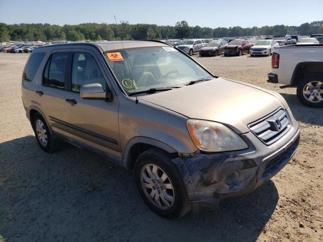 HONDA CR-V EX 2006 with VIN JHLRD78806C004980 - Photo from auction