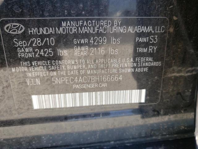 Zdjęcie 10 z aukcji – 2011 HYUNDAI SONATA SE z VIN 5NPEC4AC7BH166664