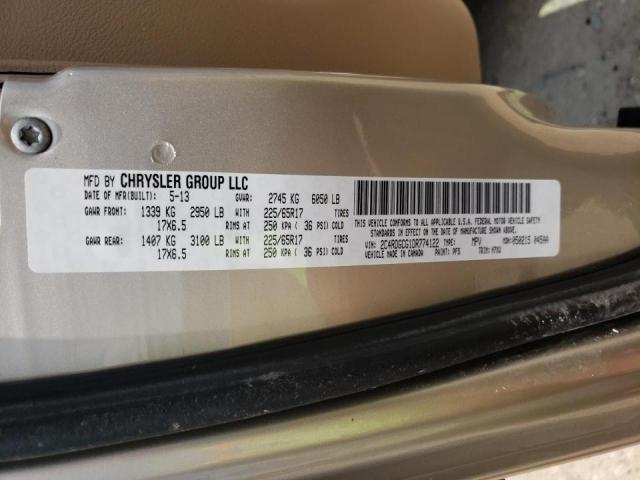 Photo 10 from auction – 2013 DODGE GRAND CARA with VIN 2C4RDGCG1DR774122