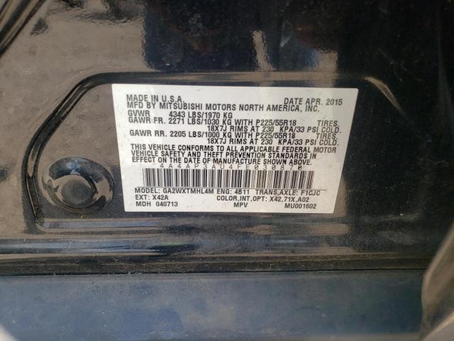 Photo 10 from auction – 2015 MITSUBISHI OUTLANDER with VIN 4A4AP3AU4FE030870