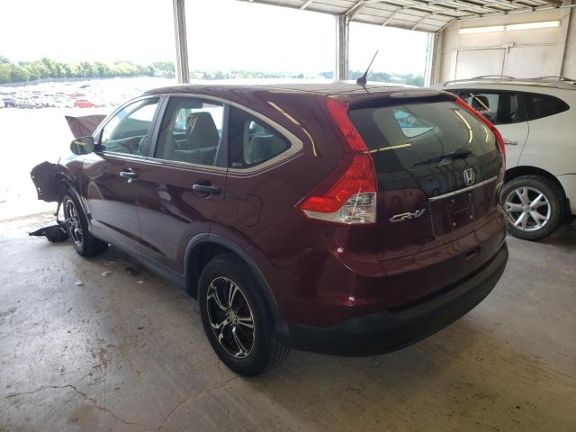Photo 3 from auction – 2012 HONDA CR-V LX with VIN 5J6RM4H39CL063029