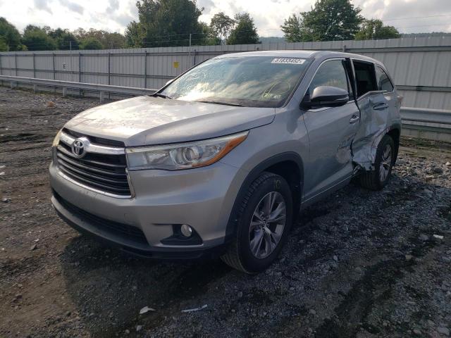 Photo 2 from auction – 2016 TOYOTA HIGHLANDER with VIN 5TDBKRFH4GS246884