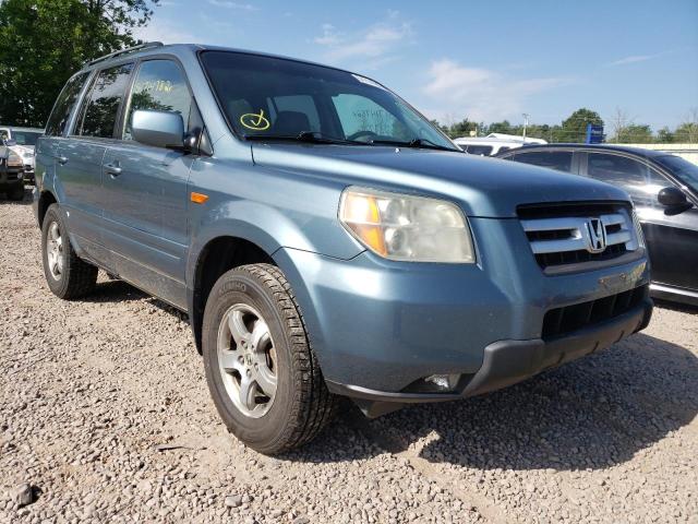 HONDA PILOT EX 2006 with VIN 2HKYF185X6H516482 - Photo from auction