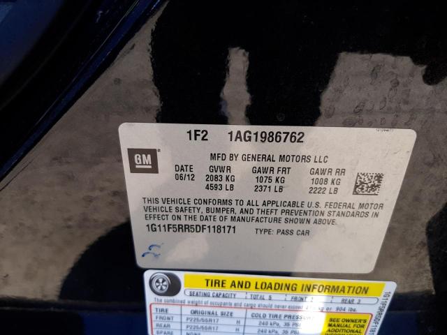 Photo 10 from auction – 2013 CHEVROLET MALIBU 2LT with VIN 1G11F5RR5DF118171