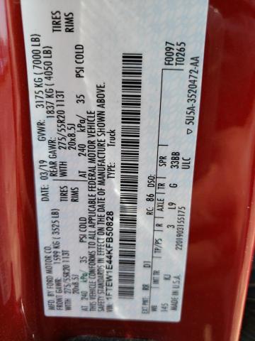 Photo 10 from auction – 2019 FORD F150 SUPER with VIN 1FTEW1E44KFB50828