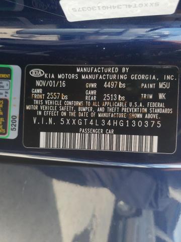 Photo 10 from auction – 2017 KIA OPTIMA LX with VIN 5XXGT4L34HG130375