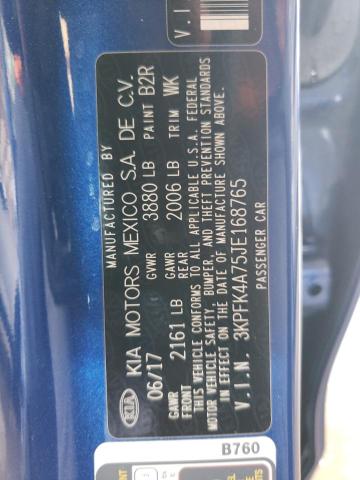 Photo 10 from auction – 2018 KIA FORTE LX with VIN 3KPFK4A75JE168765