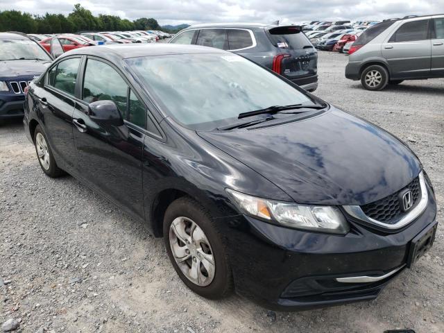 HONDA CIVIC LX 2013 with VIN 19XFB2F56DE086706 - Photo from auction