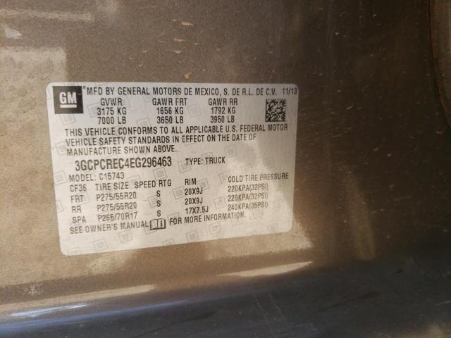 Photo 10 from auction – 2014 CHEVROLET SILVERADO with VIN 3GCPCREC4EG296463
