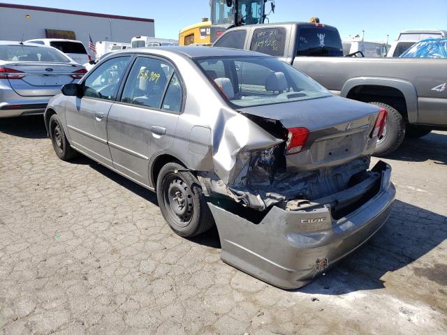 Photo 3 from auction – 2005 HONDA CIVIC LX with VIN JHMES16545S007570