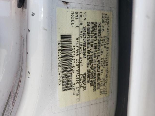 Photo 10 from auction – 2011 NISSAN VERSA S with VIN 3N1BC1CP8BL363444