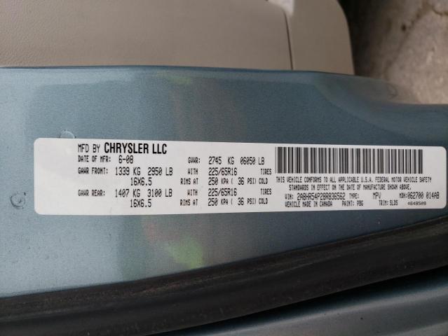 Photo 10 from auction – 2008 CHRYSLER TOWN & COU with VIN 2A8HR54P28R836562