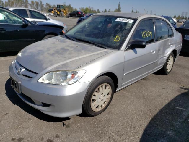 Photo 2 from auction – 2005 HONDA CIVIC with VIN JHMES16505S000650