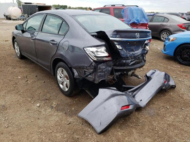 Photo 3 from auction – 2014 HONDA CIVIC LX with VIN 19XFB2F59EE024640