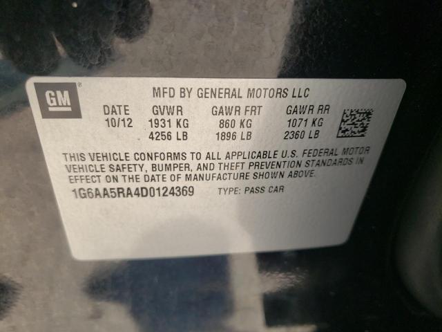 Photo 10 from auction – 2013 CADILLAC ATS with VIN 1G6AA5RA4D0124369