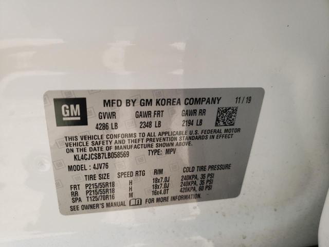Photo 10 from auction – 2020 BUICK ENCORE ESS with VIN KL4CJCSB7LB058569