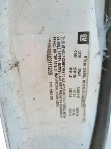 Photo 10 from auction – 2002 BUICK CENTURY CU with VIN 2G4WS52J021112095