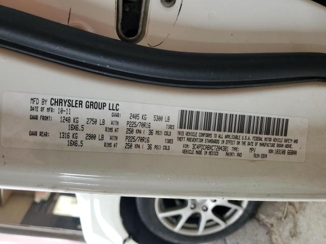 Photo 10 from auction – 2012 DODGE JOURNEY SE with VIN 3C4PDCABXCT204381