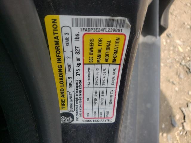 Photo 10 from auction – 2015 FORD FOCUS S with VIN 1FADP3E24FL239881