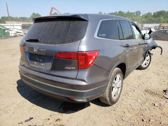 Photo 4 from auction – 2016 HONDA PILOT LX with VIN 5FNYF6H10GB094636