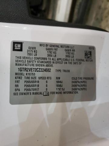 Photo 10 from auction – 2012 GMC SIERRA K15 with VIN 1GTR2VE72CZ224682