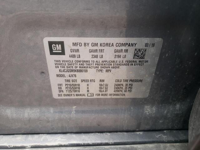 Photo 10 from auction – 2019 BUICK ENCORE with VIN KL4CJGSM9KB886159
