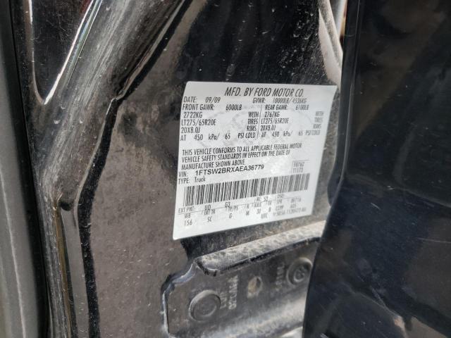 Photo 10 from auction – 2010 FORD F250 SUPER with VIN 1FTSW2BRXAEA36779
