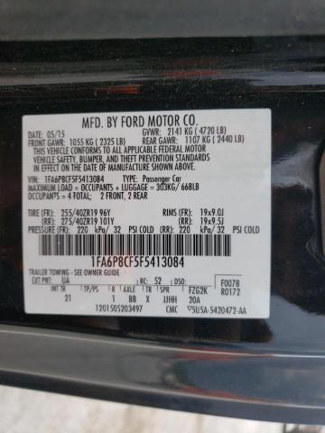 Photo 10 from auction – 2015 FORD MUSTANG GT with VIN 1FA6P8CF5F5413084