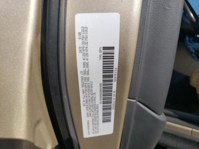 Photo 10 from auction – 2008 SUBARU TRIBECA LI with VIN 4S4WX92D684416595