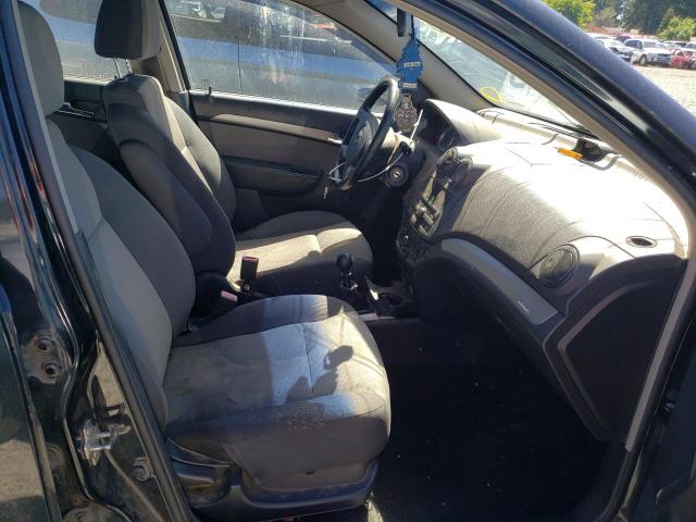 Photo 5 from auction – 2009 CHEVROLET AVEO LS with VIN KL1TD66E59B386382