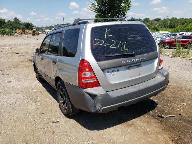 Photo 3 from auction – 2005 SUBARU FORESTER 2 with VIN JF1SG63655H728581
