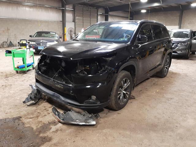 Photo 2 from auction – 2016 TOYOTA HIGHLANDER with VIN 5TDJKRFH6GS500591