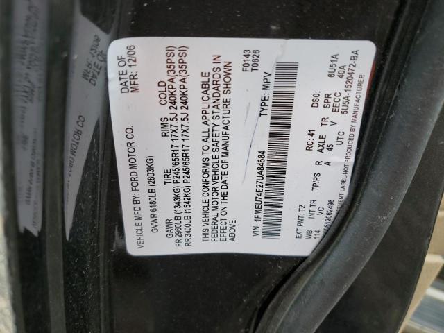 Photo 10 from auction – 2007 FORD EXPLORER E with VIN 1FMEU74E27UA84684