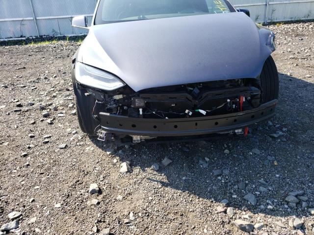 Photo 9 from auction – 2021 TESLA MODEL X with VIN 5YJXCBE28MF324347