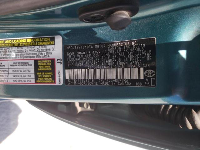 Фото 10 с аукциона – 2010 TOYOTA COROLLA BA с VIN 2T1BU4EE6AC410141