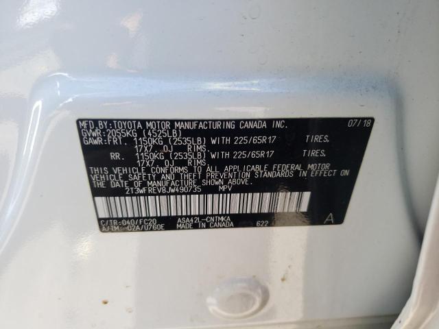Photo 10 from auction – 2018 TOYOTA RAV4 ADVEN with VIN 2T3WFREV8JW490735