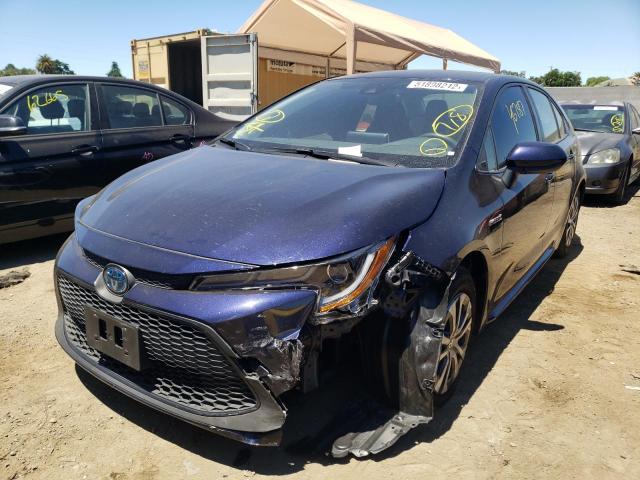 Photo 2 from auction – 2021 TOYOTA COROLLA LE with VIN JTDEAMDE0MJ019762