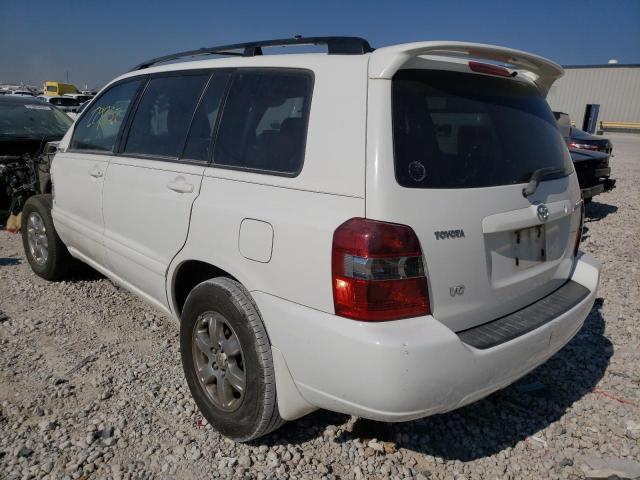 Photo 3 from auction – 2007 TOYOTA HIGHLANDER with VIN JTEGP21A270144605
