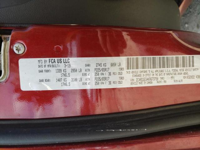 Photo 10 from auction – 2019 DODGE GRAND CARA with VIN 2C4RDGEG4KR673750