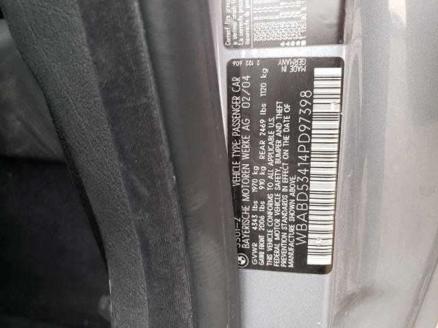 صورة رقم 10 من المزاد - 2004 BMW 330 CI مع VIN WBABD53414PD97398