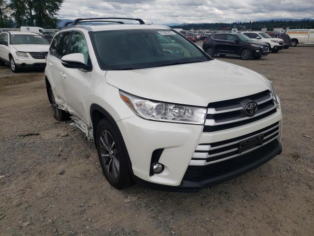 TOYOTA HIGHLANDER 2018 with VIN 5TDJZRFH8JS553649 - Photo from auction