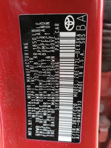 Photo 10 from auction – 2019 TOYOTA COROLLA L with VIN 5YFBURHE4KP886396